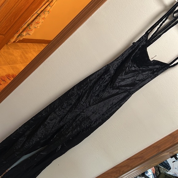 COPY - FreePeople Velvet jumpsuit with side ties Size Medium NWTs 0059 - Picture 5 of 6